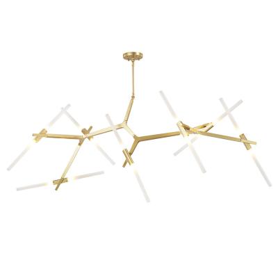 China Light modern luxury postmodern fishbone decoration pendant tree branch living room style hotel villa personalized for sale