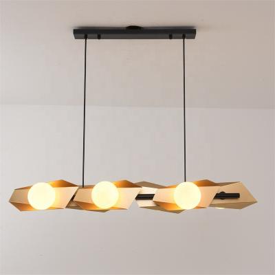 China Mid Century Modern Simple 6 Heads Living Room Designer Restaurant Villa, Hotel Exhibition Hall Cafe Bar Counter Pendant Light for sale