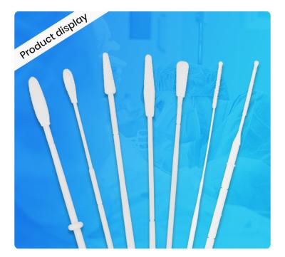 China Flocked Throat Swab Stick , Disposable Oropharyngeal Throat Swab for sale