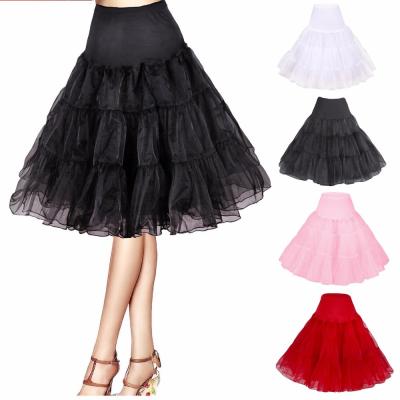 China Wholesale Cheap Wedding Petticoats Tulle Bridal Petticoats Colorful Short Length Petticoat Short Knee-Line For Wedding Dress for sale