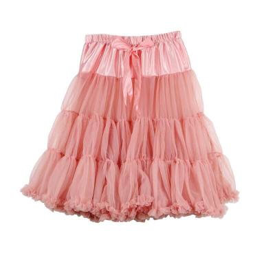 China Wholesale Plus Size Women Dance Girls Dancewear Fluffy Pettiskirt Adult Women Ballet Tutu Skirt Party Wear Skirt for sale