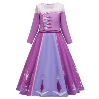 China Breathable Fashion Frozen 2 New Style Kids Costume Cosplay Princess Elsa Frozen Dress for sale