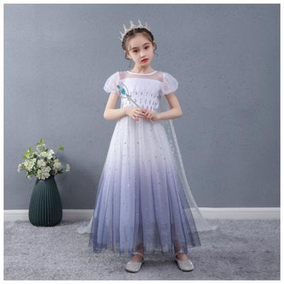 China New Breathable Princess Girls Elsa Dress Children Clothes Dresses for girl's Halloween dress up costume for sale