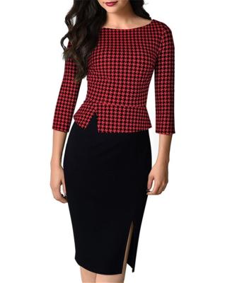 China Newest Viable Office Dress For Women Career Dresses Ladies Formal Office 2021 for sale