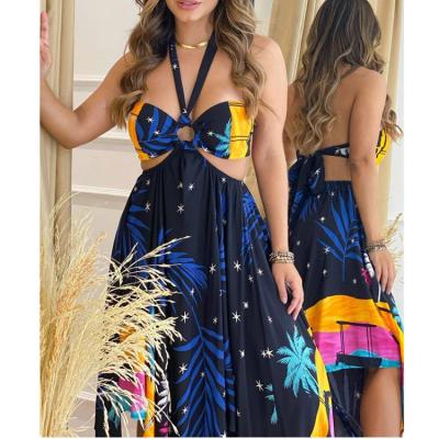 China Wholesale anti-static ready to ship maxi summer 2021 women's casual dresses sundresses beach dresses for sale