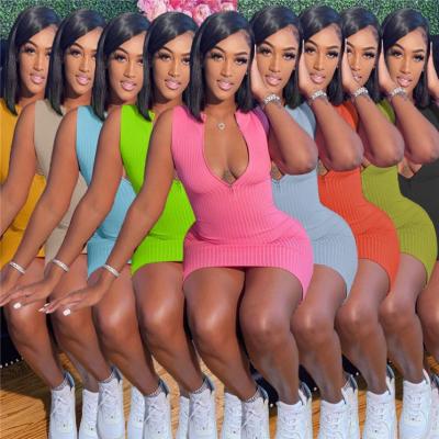 China Anti-Static Kiss Zipper Vestidos Cortos Shape Women Bodycon Dress Women In 2021 Casual Mini Dresses Short for sale