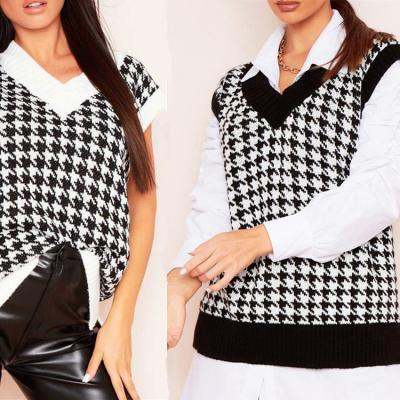 China wholesale Anti-wrinkle ready to ship 2021 women fall wear sweater vest for sale