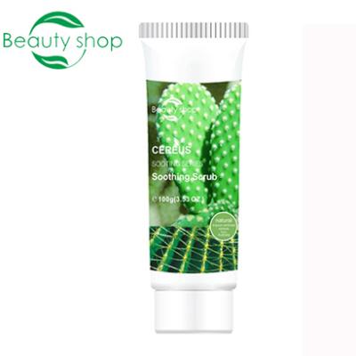 China Anti Wrinkle Anti Wrinkle Cactus Extract Facial Scrub Plant For Uplifting Natural Organic Skin Care Activated Body Facial Scrub for sale