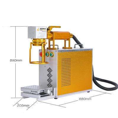 China Affordable Automated Loading CE Certified Laser Etching Machine For Metal Marking Mini Handheld Laser Engraver Small Etching Machine for sale