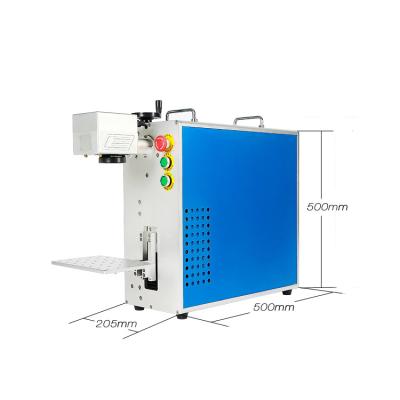 China High Efficiency 20W 30W 50W Stainless Steel Laser Color Print Marking Machine Automated Loading Laser Aluminum Engraving Machine for sale