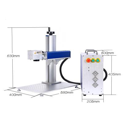 China Portable Automated Loading Gold Ring Steel Plastic Laser Marker Metal Jewelry Raycus Mopa 20w 30w 50w 100w Mini Fiber Laser Marking Machine for sale