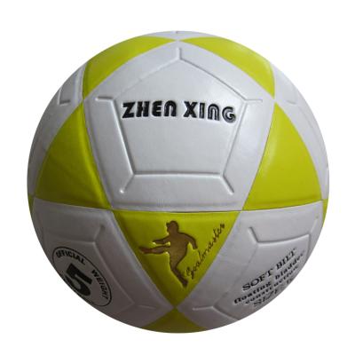 China High Quality Custom Promotion Soccer Football PU Leather Size 5 Professional Traditional Soccer Ball for sale