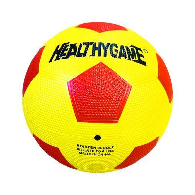 China Promotion Custom Logo Official Size Pebble Or Grain Surface Rubber Soccer Ball Football for sale