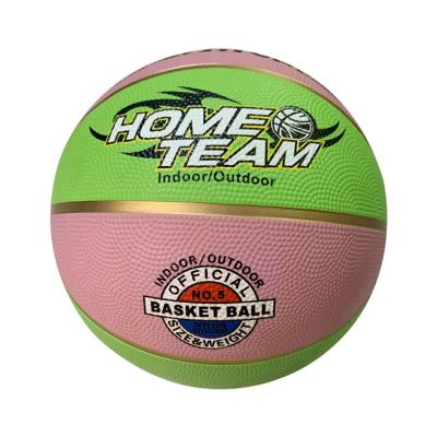 China Promotion high quality custom logo personalized outdoor rubber men's indoor oficial basketball basketball ball for sale