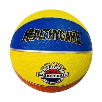 China Factory Wholesale Price Eco-Friendly Size 5 Custom Basketball Kids Play Cheap Rubber Basketball For Promotion for sale