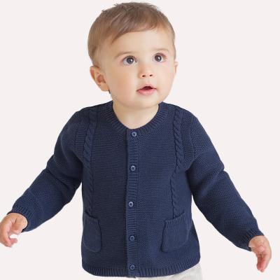 China 2022 Winter Knitted Baby Cardigan Kids Clothes Toddler Boys Girls Sweater Anti-Shrink Clothes for sale