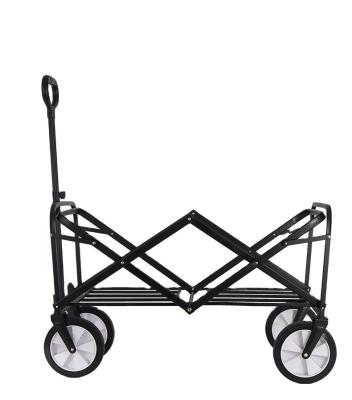 China Single Folding Folding Beach Cart Garden Caddy Outdoor Utility Cart with All Terrain Wheels for sale