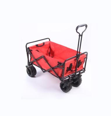 China Foldable Portable Trolley Cart ATV Pull-Down Folding Station Cart Labor Saving Single Camper Outdoor High End for sale