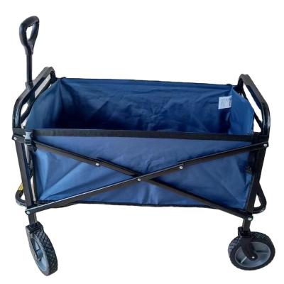 China Outdoor Folding Trolley Cart Professional Manufacture Single Folding Portable Folding Four Wheel Trolley for sale