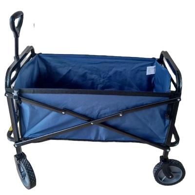 China Portable Folding Outdoor Trolley Folding Four Wheel Trolley Travel Cart Simple Folding Design 2022 New for sale