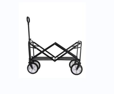 China Single Folding Cart Heavy Duty Folding Utility Cart For Beach Picnic Outdoor Camping Cart for sale