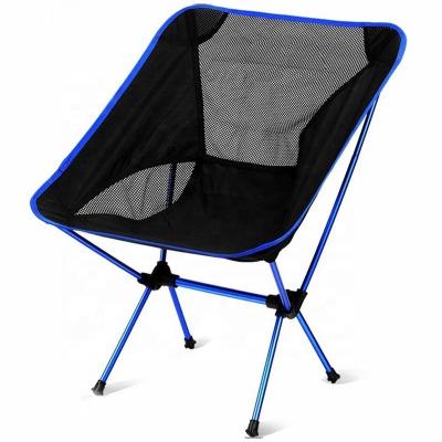 China Modern High Quality Portable Folding Camping Chair Garden Light Beach Moon Outdoor Fishing Chair for sale