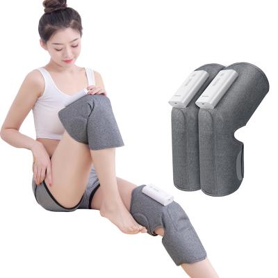 China Hot compress + massage + air pressure Electric 3 Modes Heating Relaxing Muscles Air Compression Leg Calf Massager Vibration Pain Relief Heated Leg Massager for sale