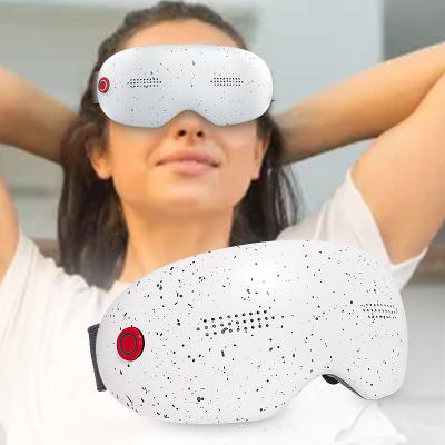 China Electric Smart Wireless Music Vibration Massage Electric Shiatsu Eye Window Heating Eye Therapy Massager for sale