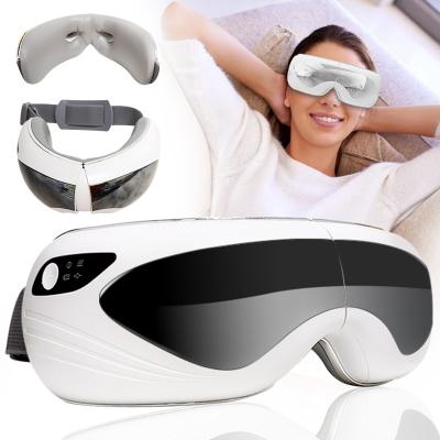 China Smart Portable Wireless Eye Air Compression Vibration Heated Eye Mask Massager Equipment for Migraines Relax and Reduce Eye Fatigue for sale