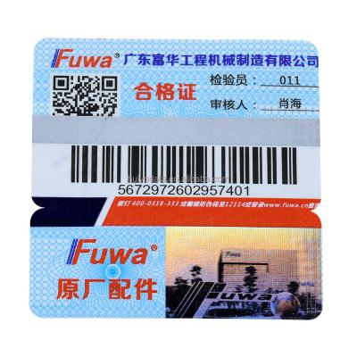 China Security And Promotion Barcode Stickers Printing Scratch Off Sticker Label Supplier Scratch Off Stickers With QR Code for sale