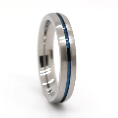 China CLASSIC Wholesale Titanium Jewelry Titanium Ring For Men's Wedding Band for sale