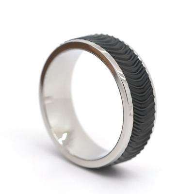 China 2022 New CLASSIC Wholesale Titanium Wedding Ring Titanium Jewelry For Men for sale