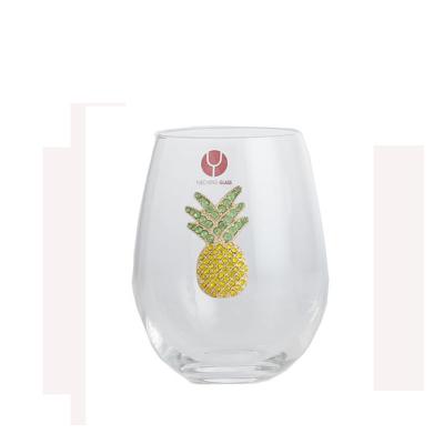 China Viable Factory Custom Christmas Mug with Diamond Pineapple LOGO for sale