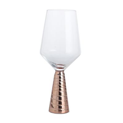 China Custom Viable Plated Rose Gold Plated Stem Tumblers for sale