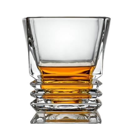 China Wholesale New Design Crystal Glass Tumbler Whiskey Stocked Whiskey Mug for sale