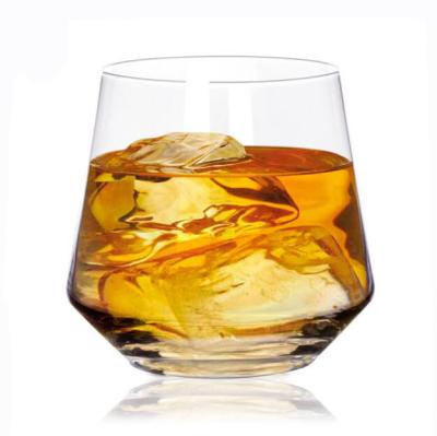 China Wholesale Crystal Glass Tumbler Stemless Wine Glass Whiskey Glass Mug for sale