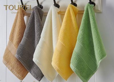 China Embroidery Hotel Face Towel Bright Color 100% Cotton Face Flannels for sale