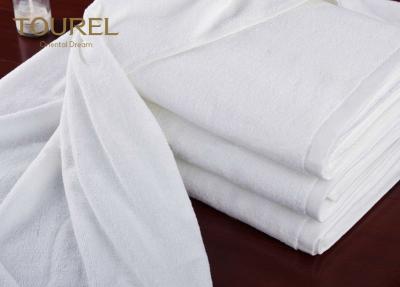 China Plain White Tea Towels 21s/2 For Hotel Cotton Terry Cloth Hand Towels Wholesale for sale