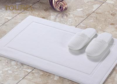 Chine Tapis de bain aseptisé de glissement d'hôtel de logo non/tapis blancs de plancher de salle de bains à vendre