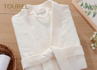 China White Waffle Hotel Quality Bathrobes Cotton Quilted Turkish Cotton for sale