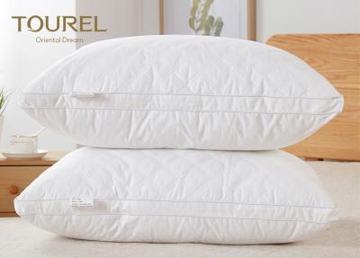 China Health Care Feather Fabric Filled  Highest Rated Bed Pillows For Hotel for sale