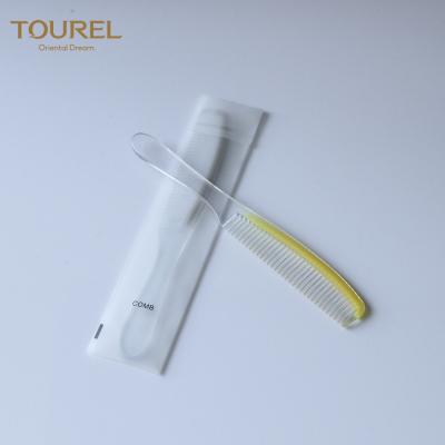 China Plastic Comb Hotel Bathroom Amenities / 5 Star Hotel Amenities Customized Logo for sale