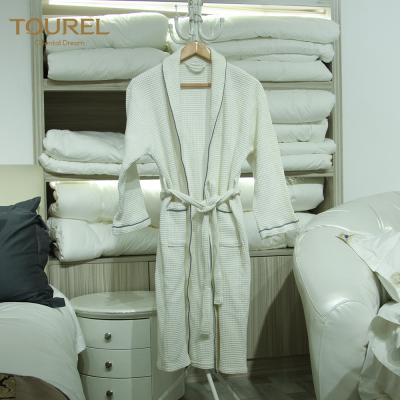 China Plush Terry Cloth Bathrobes Mens Towelling Bathrobe Hook Waffle Bathrobe for sale