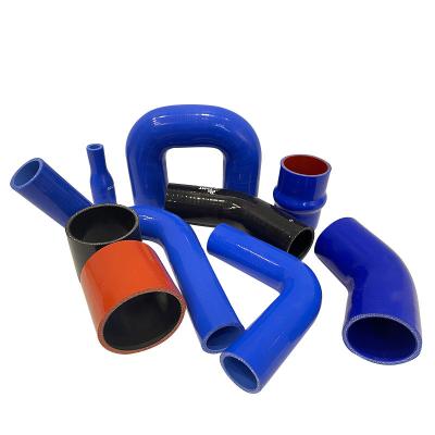 China Durable Customized High Temperature Automotive Water Tank Hose Silicone Rubber Tube Silicone Tube for sale