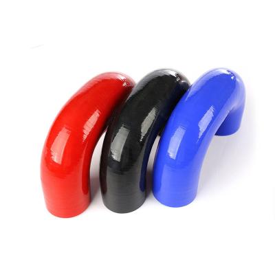 China Durable professional factory auto elbow silicone hose 45degree 90 degree silicone tubing for sale