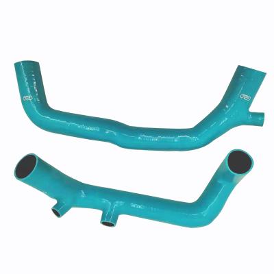 China Durable Customized Blue Color Silicone Tube Car Radiator Automotive Silicone Hose Kit for sale