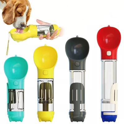 China Travel Viable Dog Appearance Water Bottle Sensitive Pet Water Feeder Pet Feeder for sale