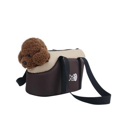 China Luxury Soft Pet Carrier , Apply To Pets Cloth Designer Pet Carriers for sale