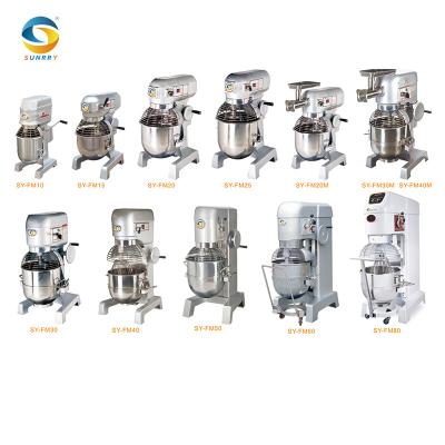 China 10l 15l 20l 25l 30l 40l 50l 60l 80l 100l Multifunctional Planetary Bakery Food Mixer Dough Mixer Commercial Food Mixer For Bakery for sale