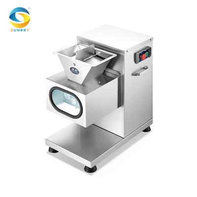 China Hot Selling Commercial Meat Cutting Machine Butcher Hotels Electric Fully Automatic Meat Cube Cutter Automatic Meat Slicer for sale